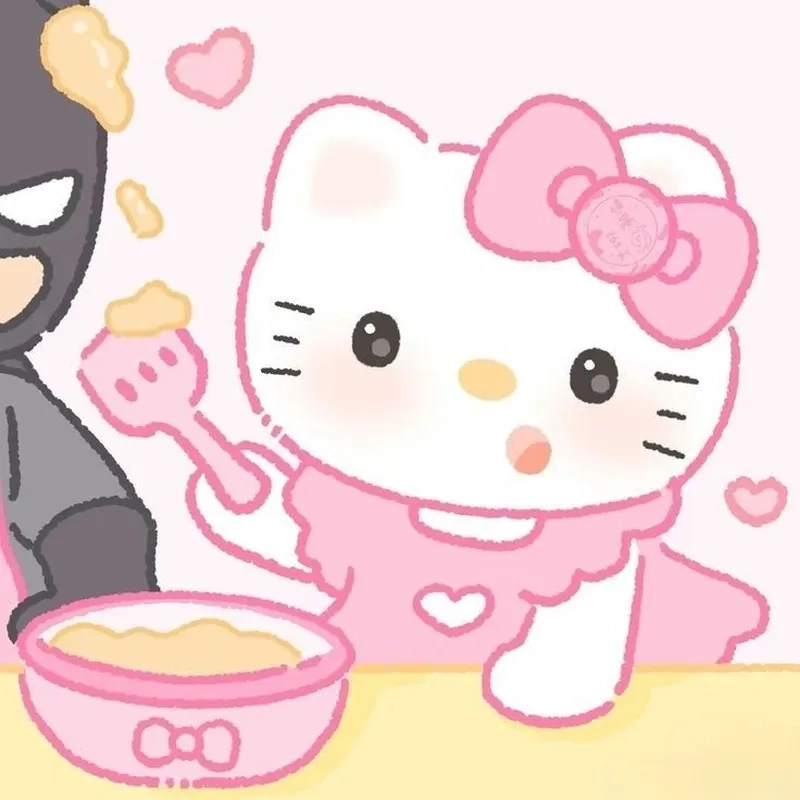 Cưng xỉu cùng hình ảnh hello kitty cute siêu dễ thương