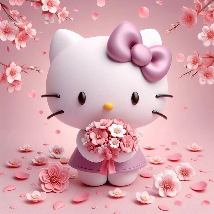 Thêm nét đáng yêu bằng ảnh hello kitty avatar