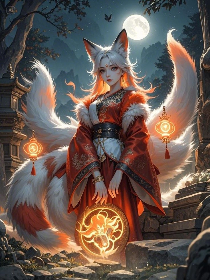 Nét quyến rũ bí ẩn trong ảnh của hồ ly