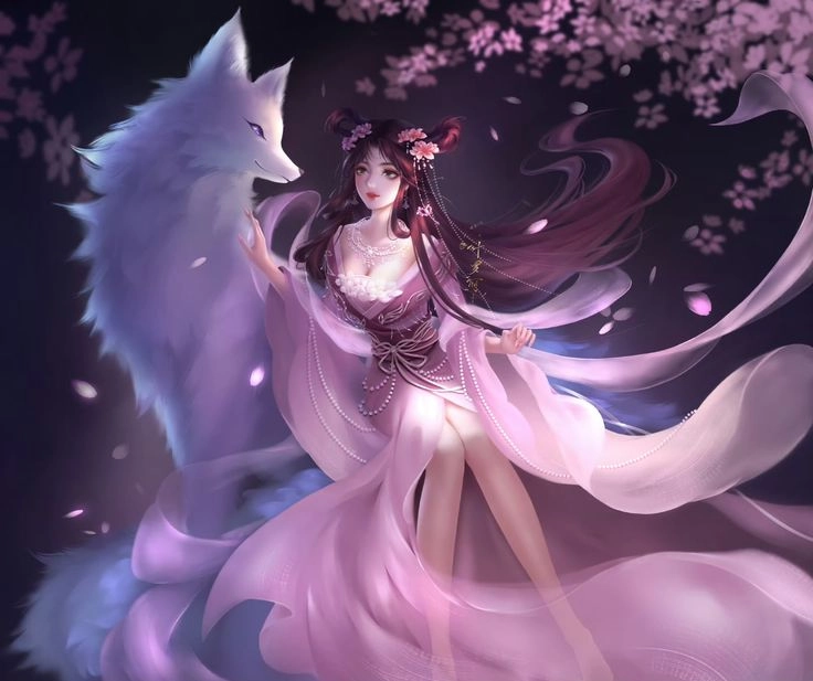 Trong sáng mê hoặc với ảnh hồ ly trắng