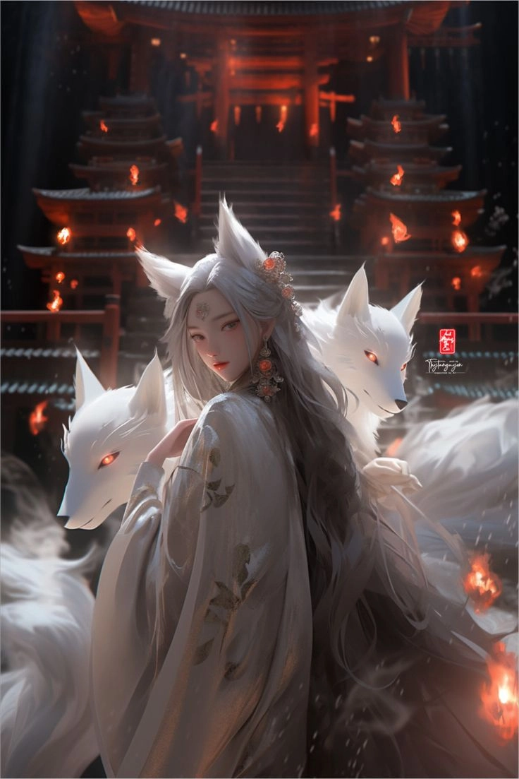 Tươi sáng sinh động với ảnh hồ ly đẹp