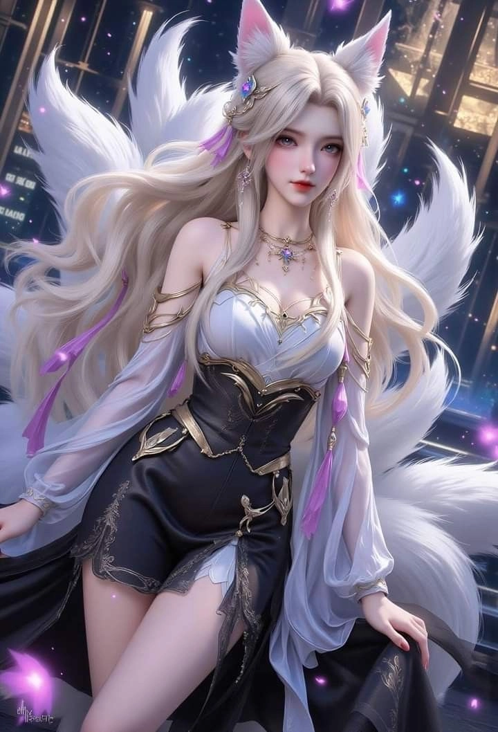 Chất nghệ thuật đậm nét ảnh vẽ hồ ly