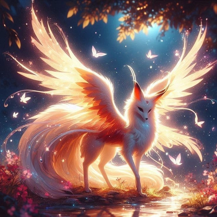 Tinh tế nhẹ nhàng qua hình hồ ly cute