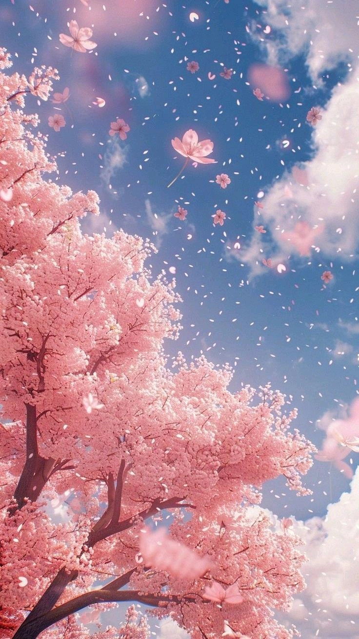 Chất lượng tuyệt hảo ảnh hoa anh đào anime 4k