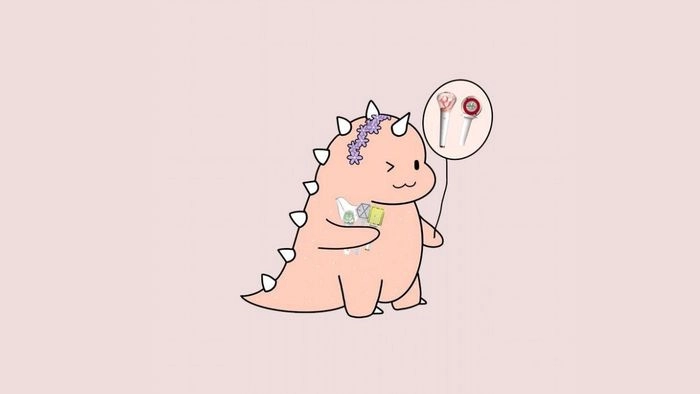 Bé nhỏ nhưng nổi bật là hình ảnh khủng long nhỏ cute