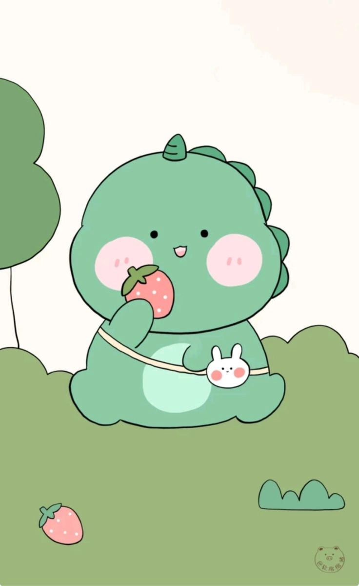 Dễ thương nổi bật cùng hình ảnh khủng long cute