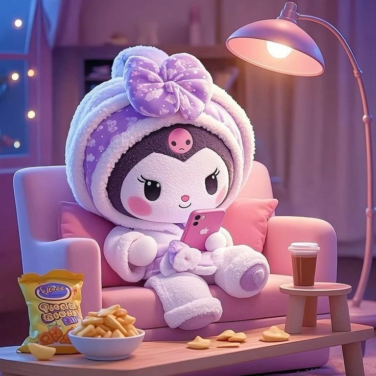 Nâng cấp phong cách với hình nền kuromi cute anime