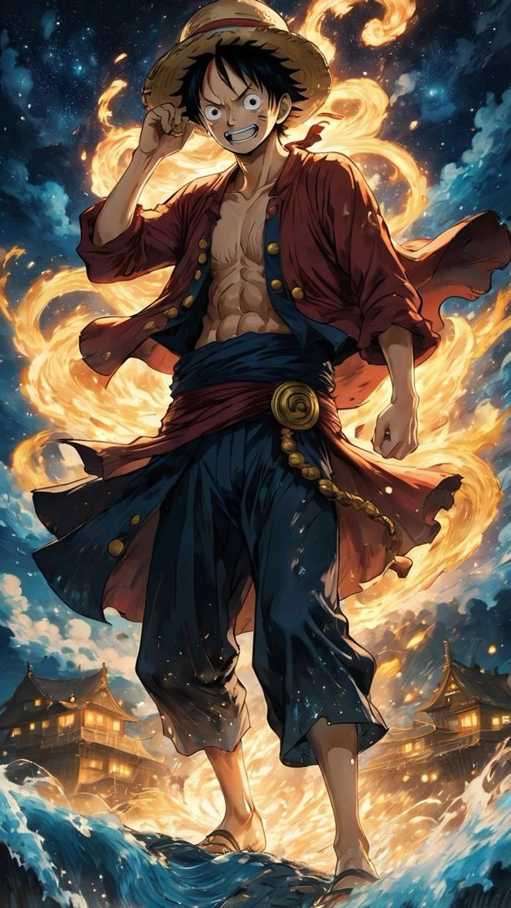 Ngất ngây với hình ảnh ngầu của luffy chất lừ