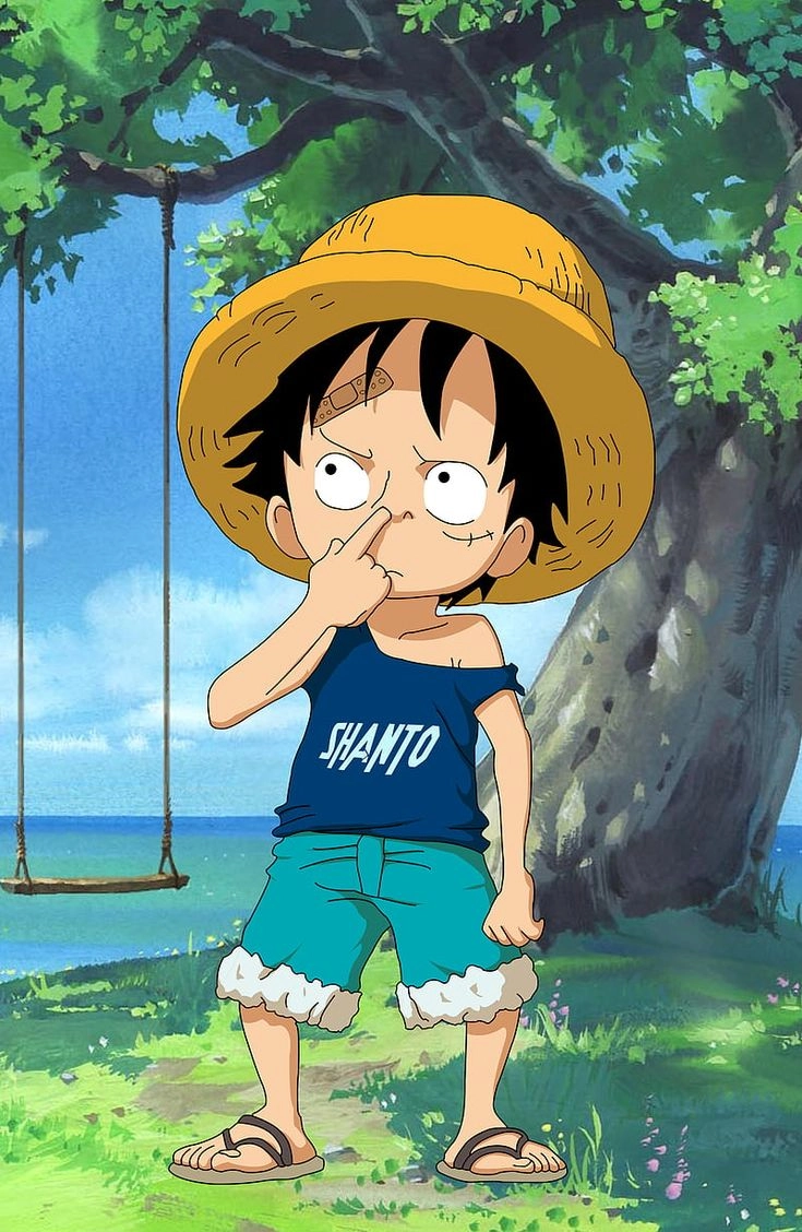 Ngắm nhìn ảnh luffy lúc nhỏ cực kỳ đáng yêu