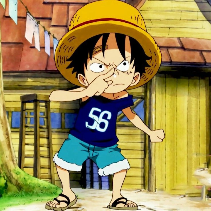 Bộ sưu tập ảnh luffy hồi nhỏ cute cho fan cưng