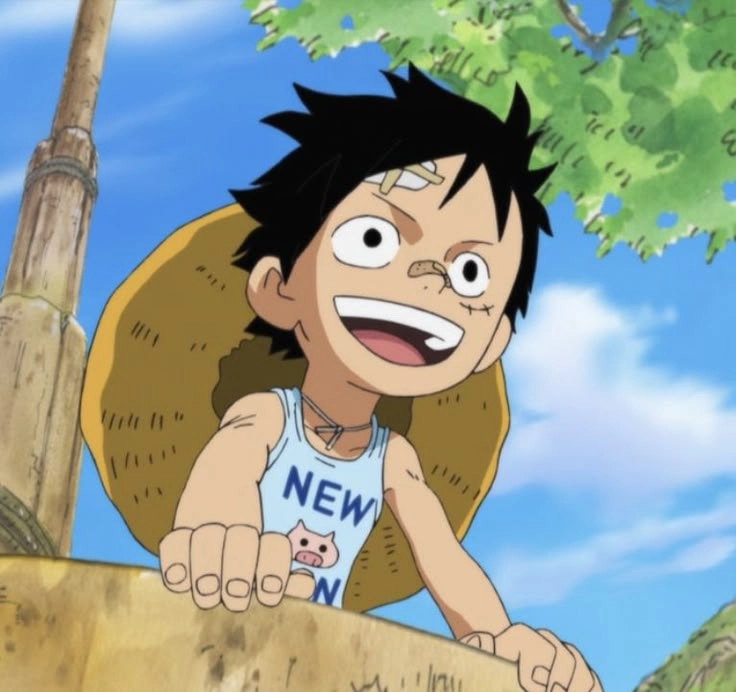Góc nhìn tuổi thơ từ hình luffy còn nhỏ cực thú vị