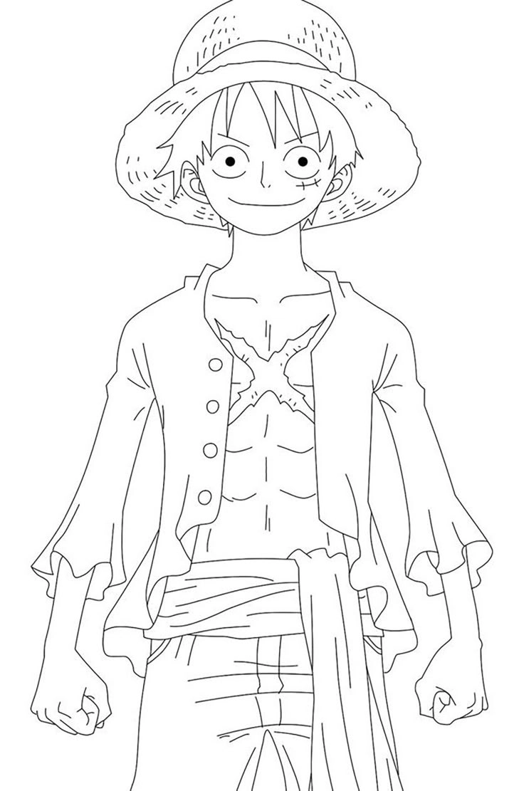 Khám phá vẽ luffy chibi cute với nét vẽ dễ tập theo