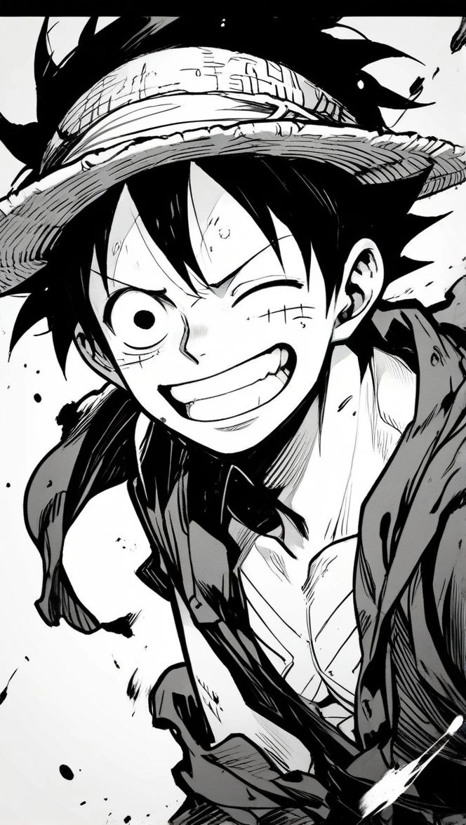 Tập vẽ vẽ luffy chibi đơn giản siêu dễ thương
