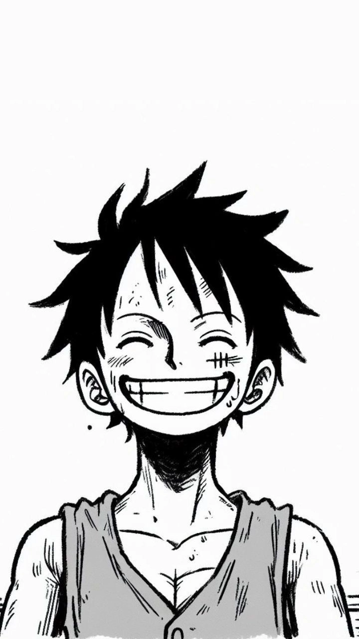 Khám phá hình vẽ của luffy với nét vẽ cực cuốn