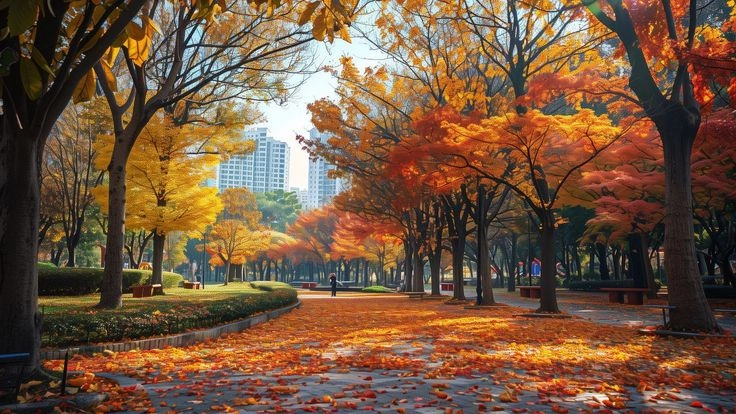 Sắc thu ngọt ngào qua hình ảnh mùa thu đẹp lãng mạn