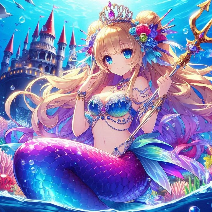 Vẻ huyền bí trong hình ảnh của nàng tiên cá