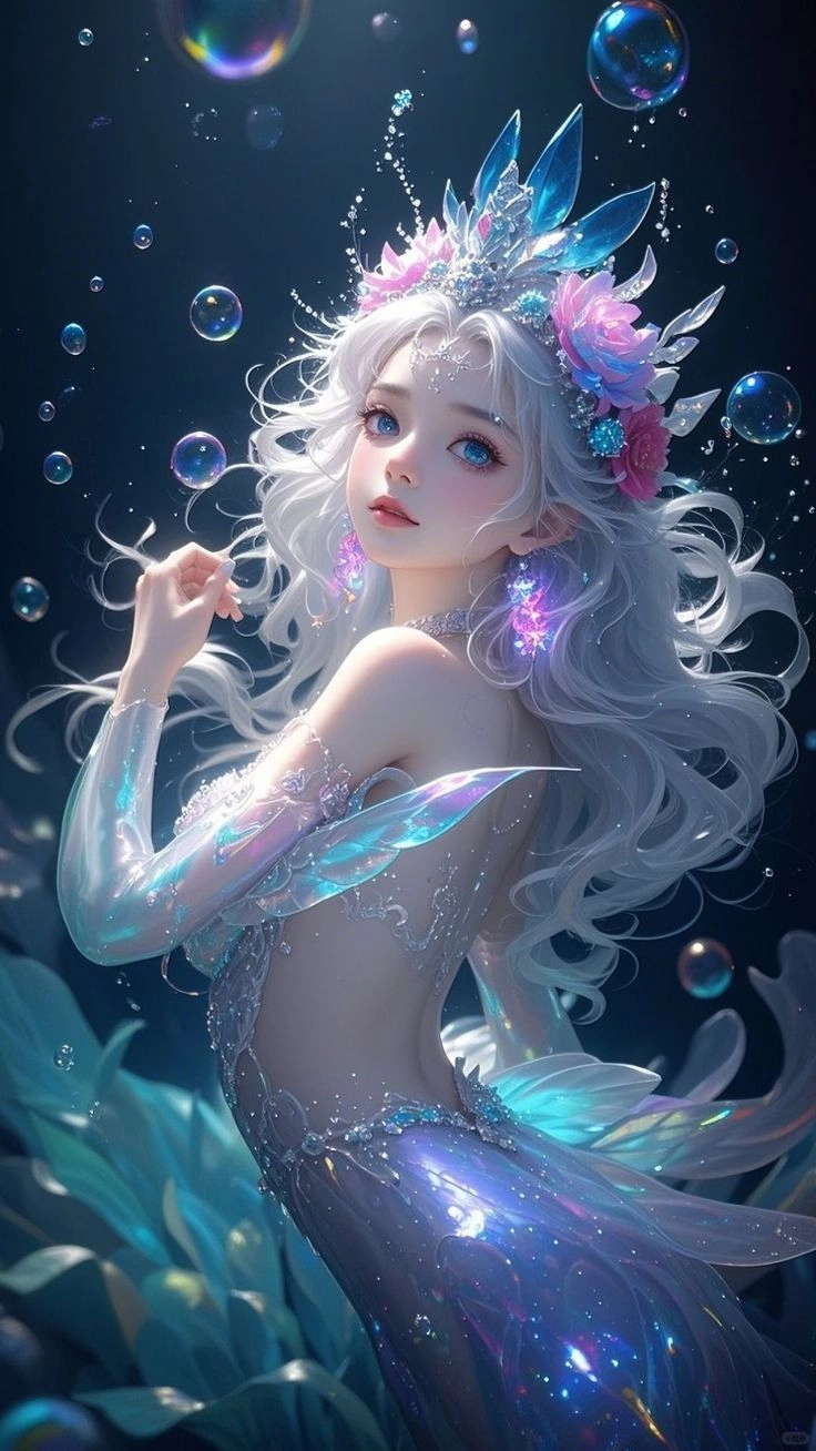 Tuyệt đẹp lung linh với ảnh nàng tiên cá 3d