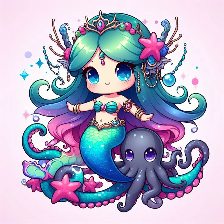 Ngọt ngào như mơ qua ảnh công chúa nàng tiên cá