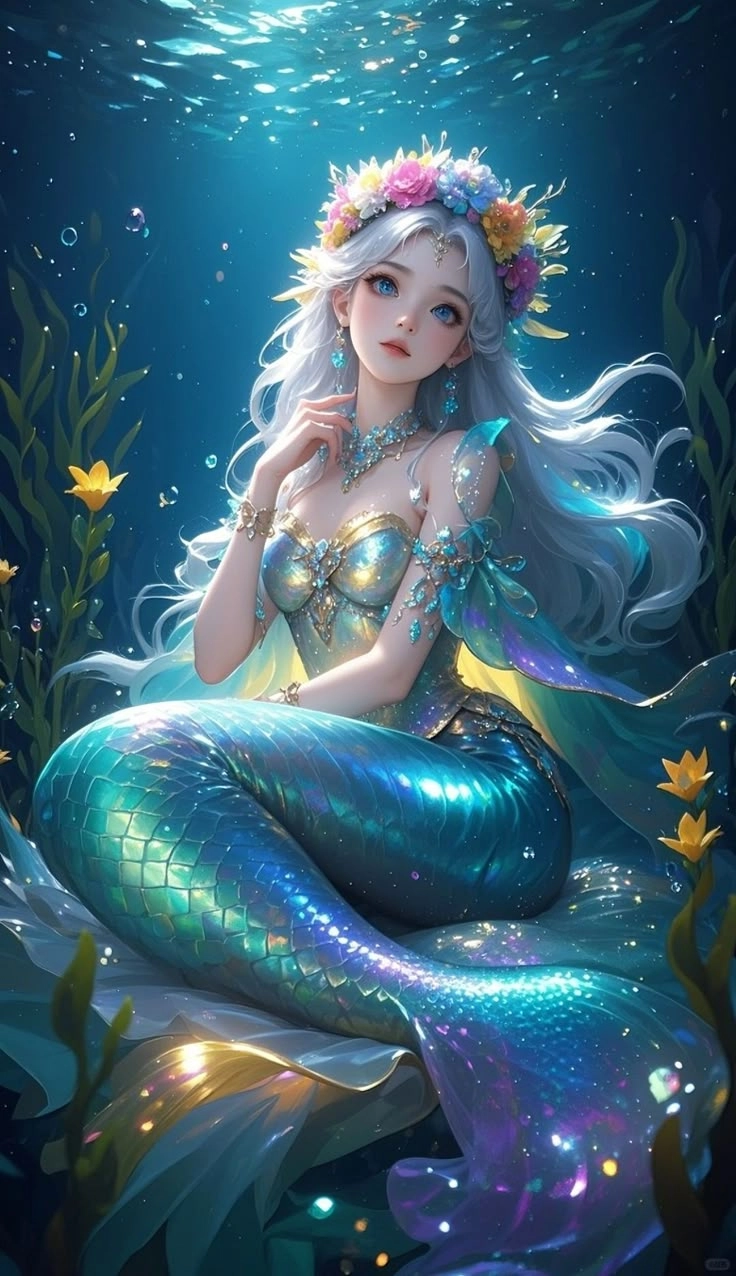 Nét đáng yêu từ ảnh nàng tiên cá anime