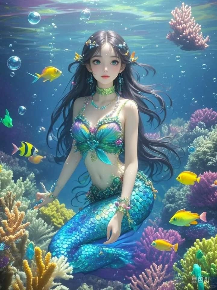 Ngỡ ngàng trước hình ảnh nàng tiên cá ngoài đời