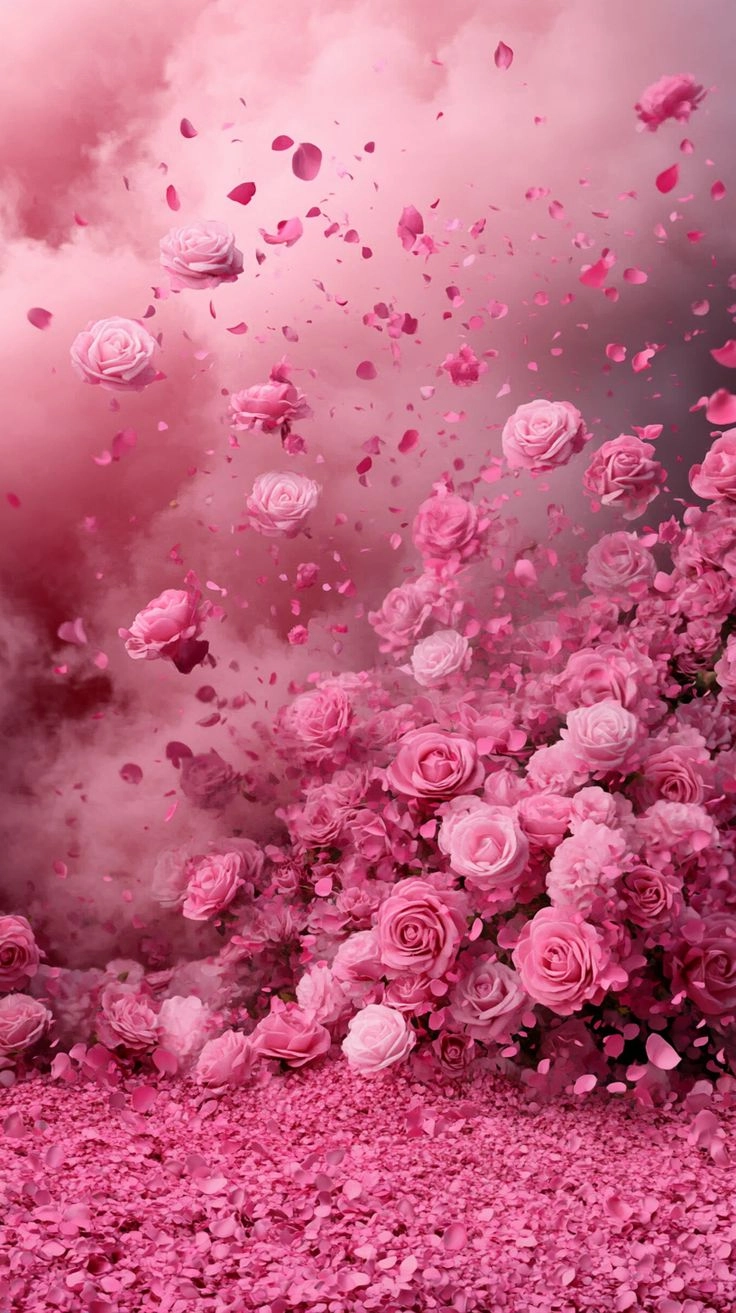 Gây ấn tượng nhẹ nhàng bằng ảnh hình nền màu hồng cute