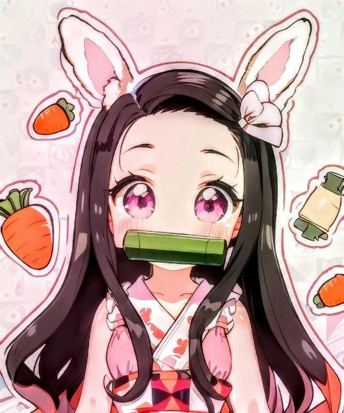 Xúc động cùng ảnh nezuko khóc buồn nhẹ