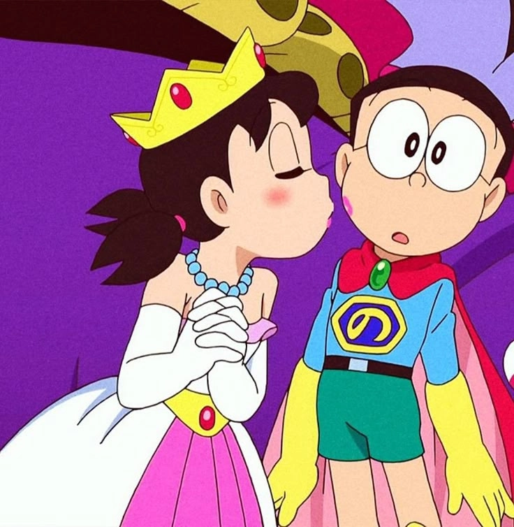 Cặp đôi siêu dễ thương qua hình ảnh nobita và shizuka cute