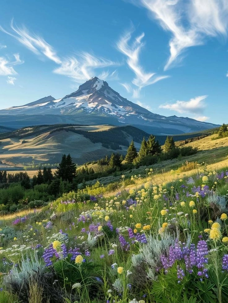 Thiên nhiên hùng tráng trong hình ảnh về núi