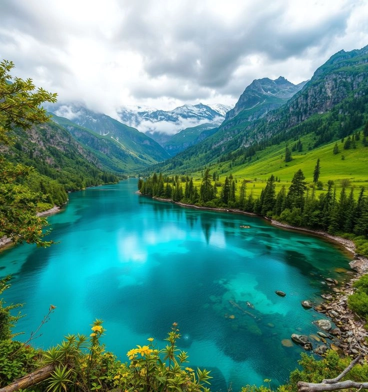 Tuyệt tác từ thiên nhiên là hình ảnh núi và biển