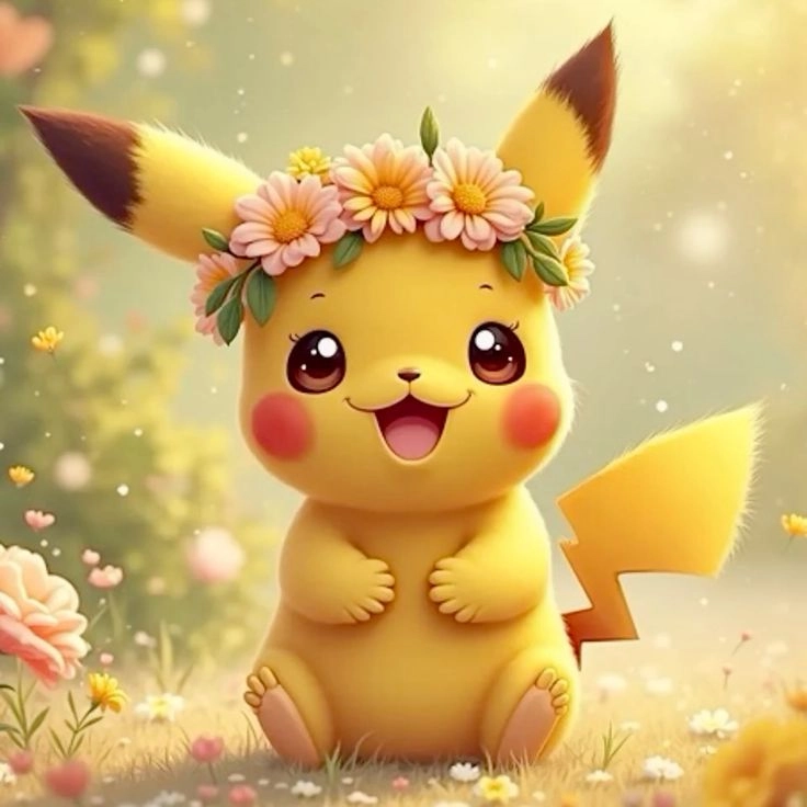 ảnh pikachu chibi nhỏ nhắn siêu cấp đáng yêu