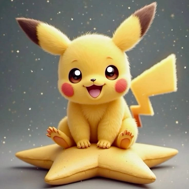 hình ảnh con pikachu quen thuộc và gần gũi