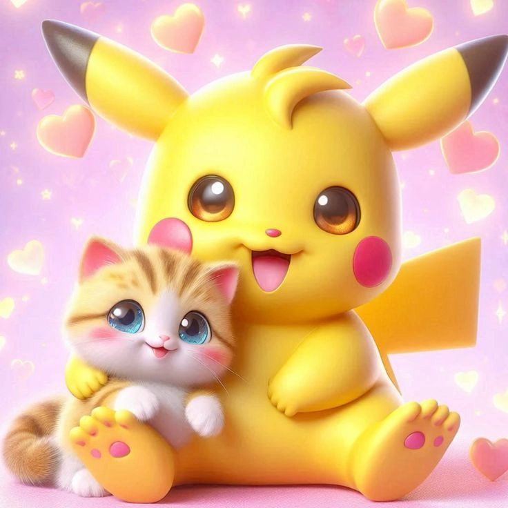 hình ảnh pikachu anime phong cách Nhật Bản siêu dễ thương