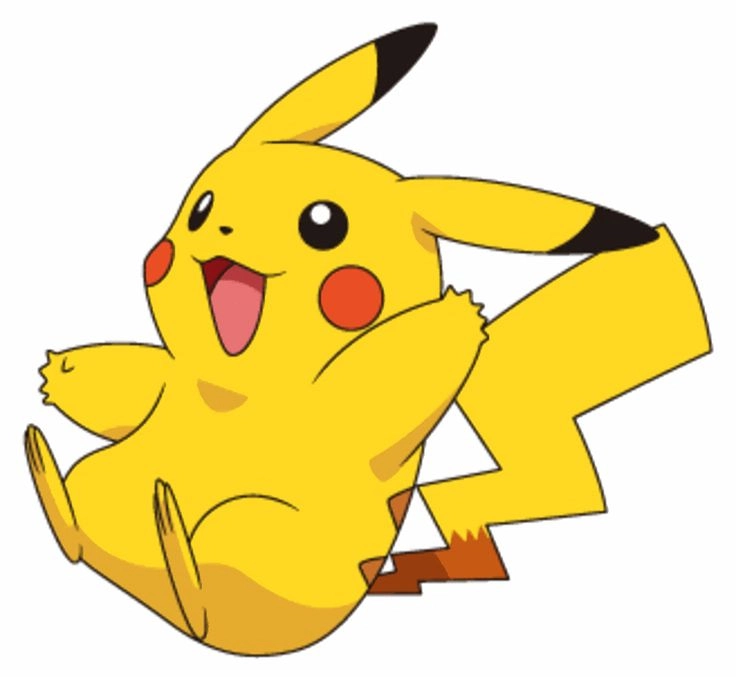 hình ảnh pikachu cute chibi tràn đầy năng lượng tích cực