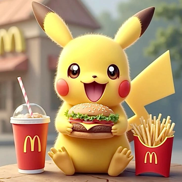 ảnh của pikachu luôn mang lại cảm giác vui tươi