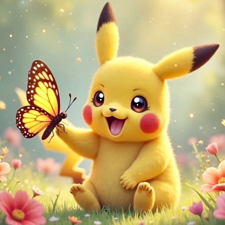 ảnh động pikachu dễ thương khiến ai cũng thích