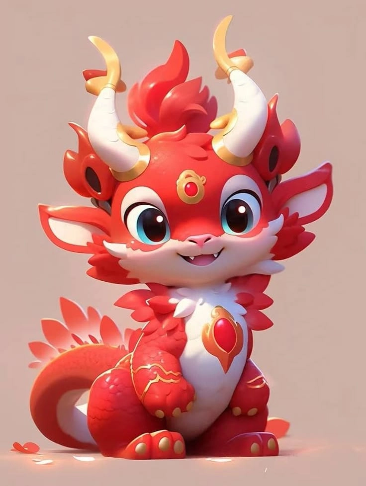 Dễ thương bất ngờ với ảnh rồng cute trong ảnh rồng