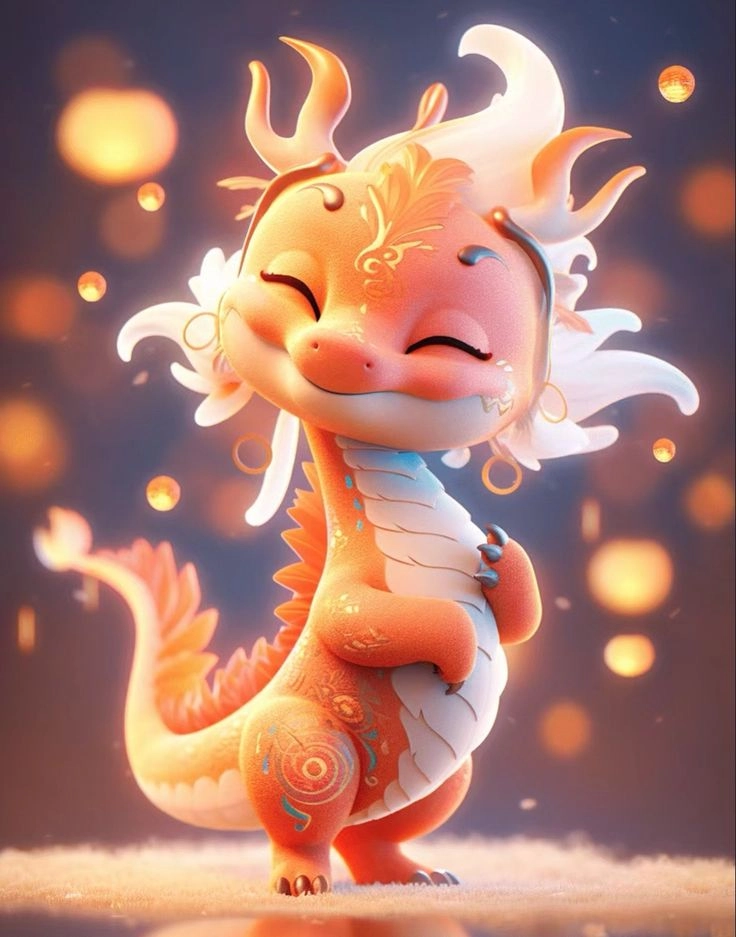 Xu hướng mới với hình ảnh rồng cute 2024 đẹp lạ ảnh rồng