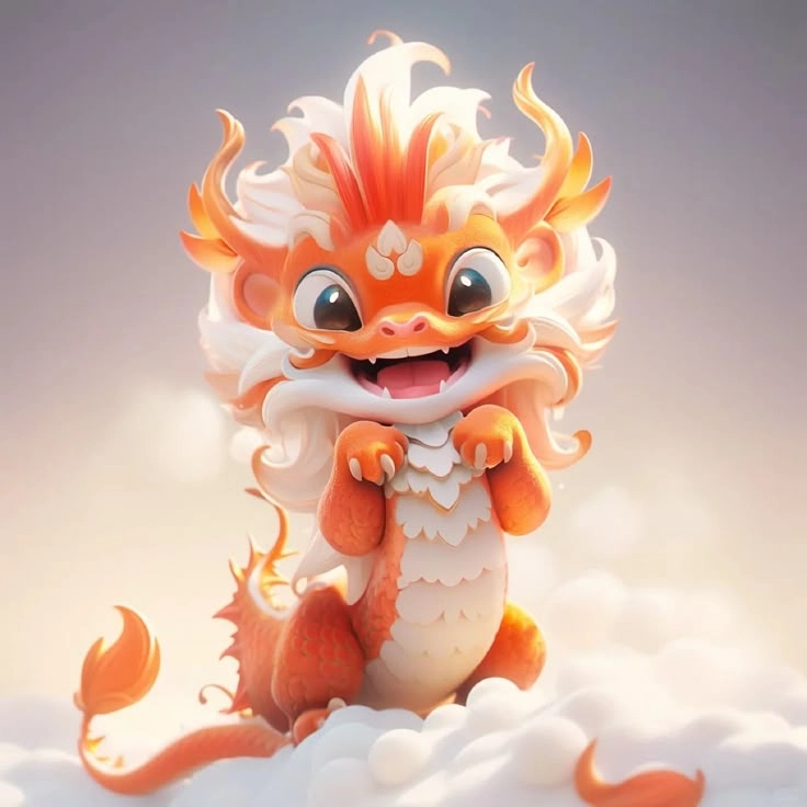 Siêu cấp đáng yêu từ ảnh rồng chibi cute trong ảnh rồng