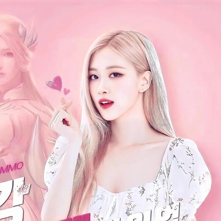 Ấn tượng với hình rose blackpink cute
