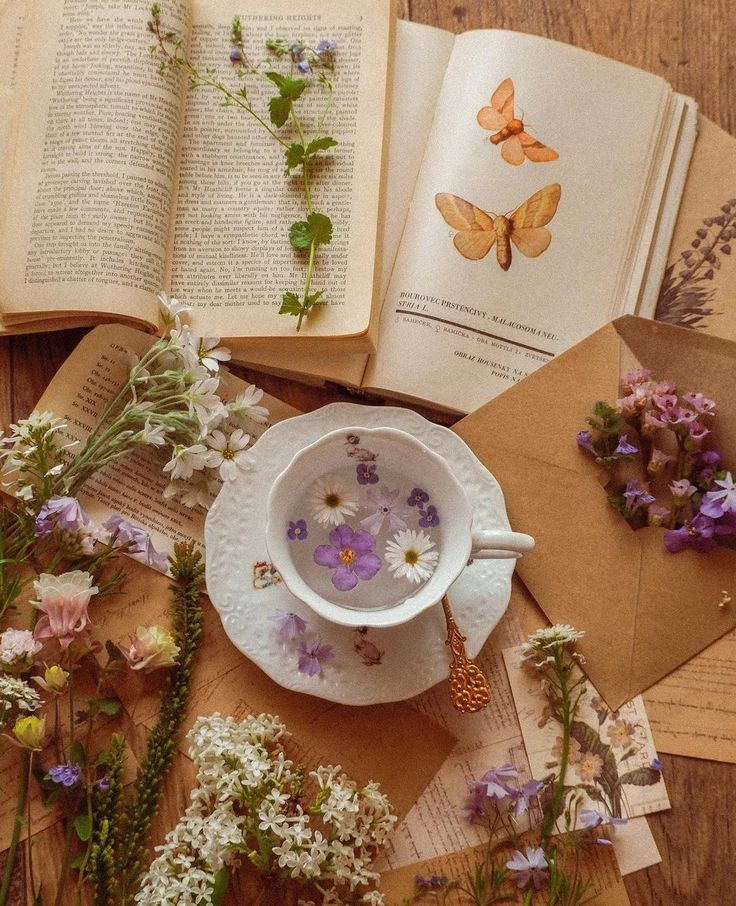 Góc nhỏ bình yên với hình quyển sách đẹp