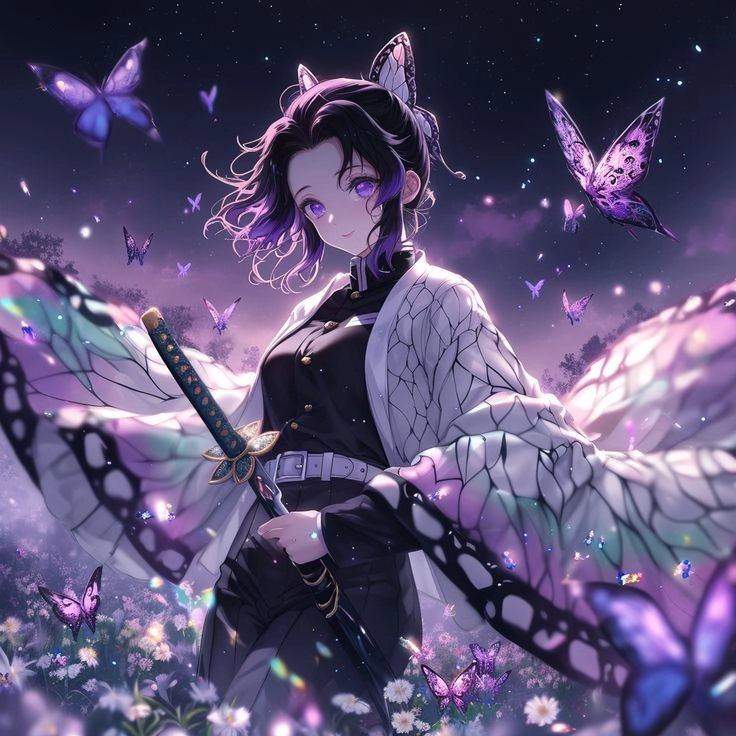 Phong cách bá đạo trong ảnh shinobu ngầu