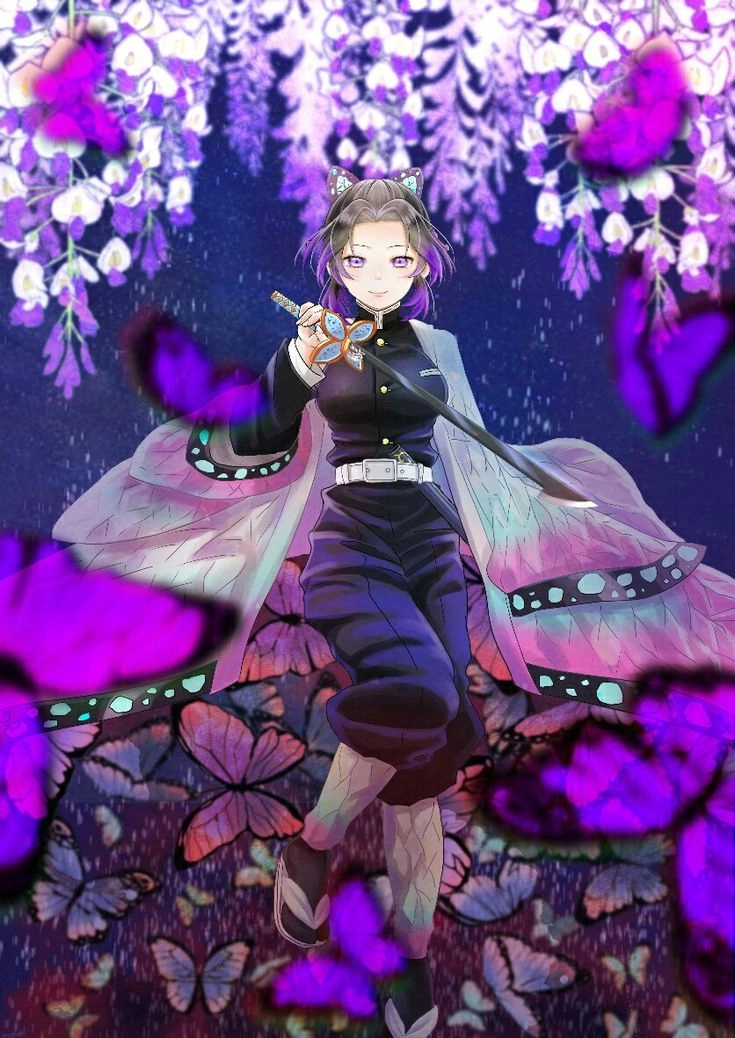 Chạm cảm xúc qua hình kochou shinobu