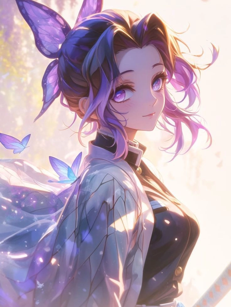 Cảm xúc tan chảy qua ảnh shinobu dễ thương