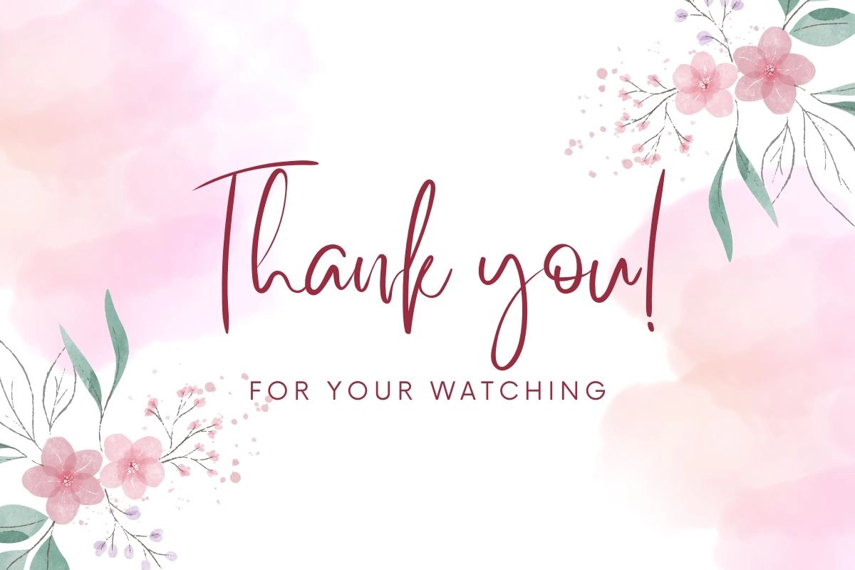 Đáng yêu hơn với cute thank you for watching
