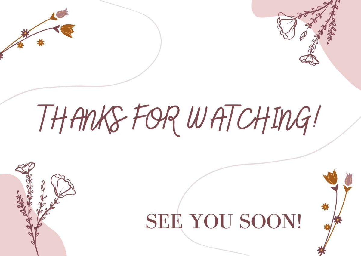 Truyền cảm hứng qua thank you for watching quotes