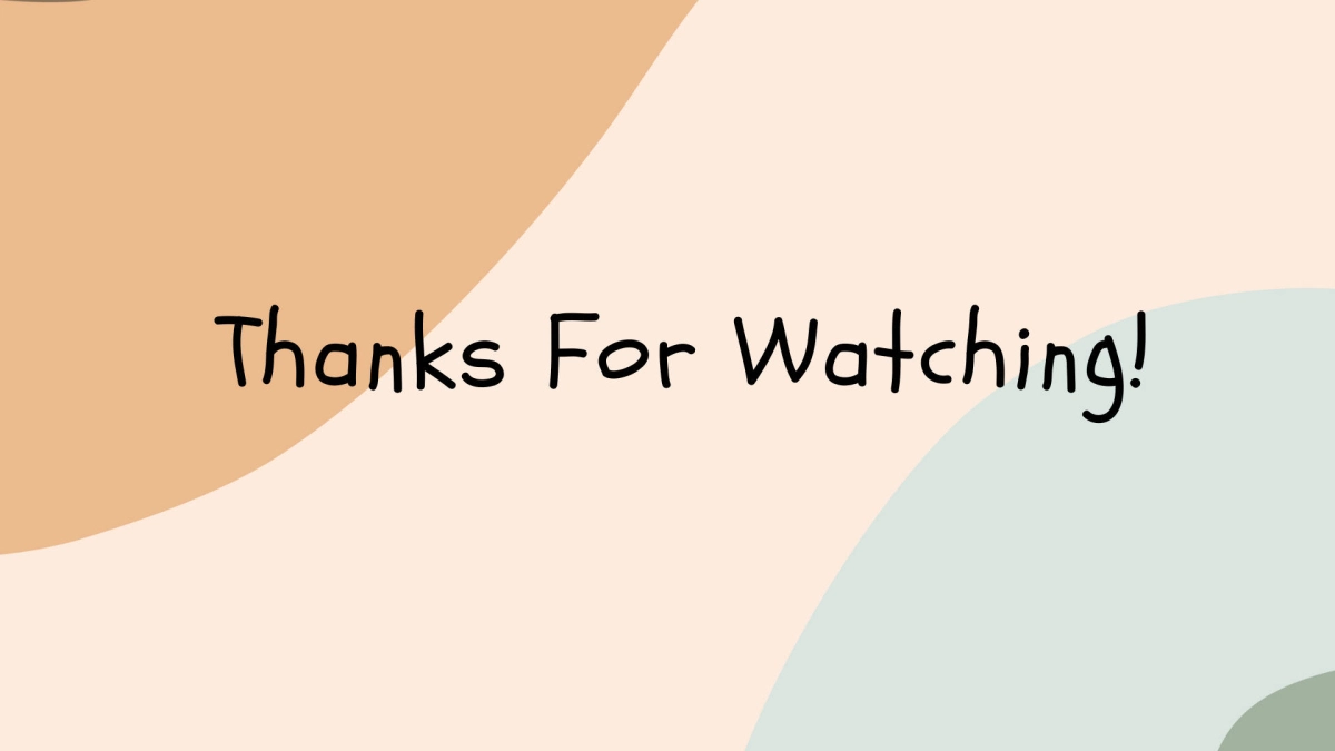 Tạo nhanh với mẫu thank you for watching canva