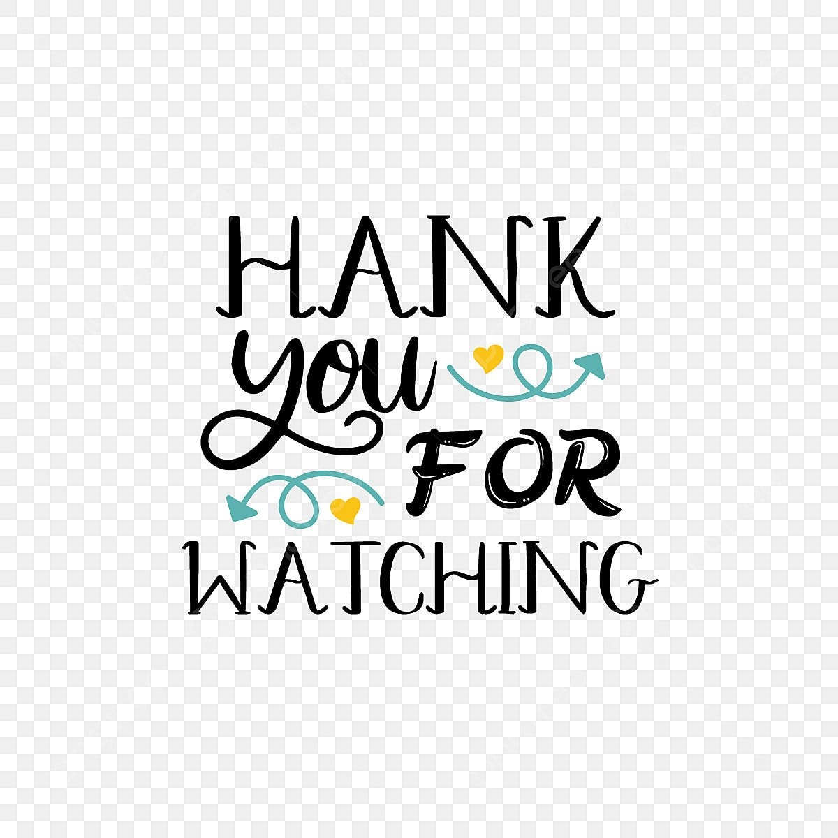 Chuyển động dễ thương từ gif thank you for watching