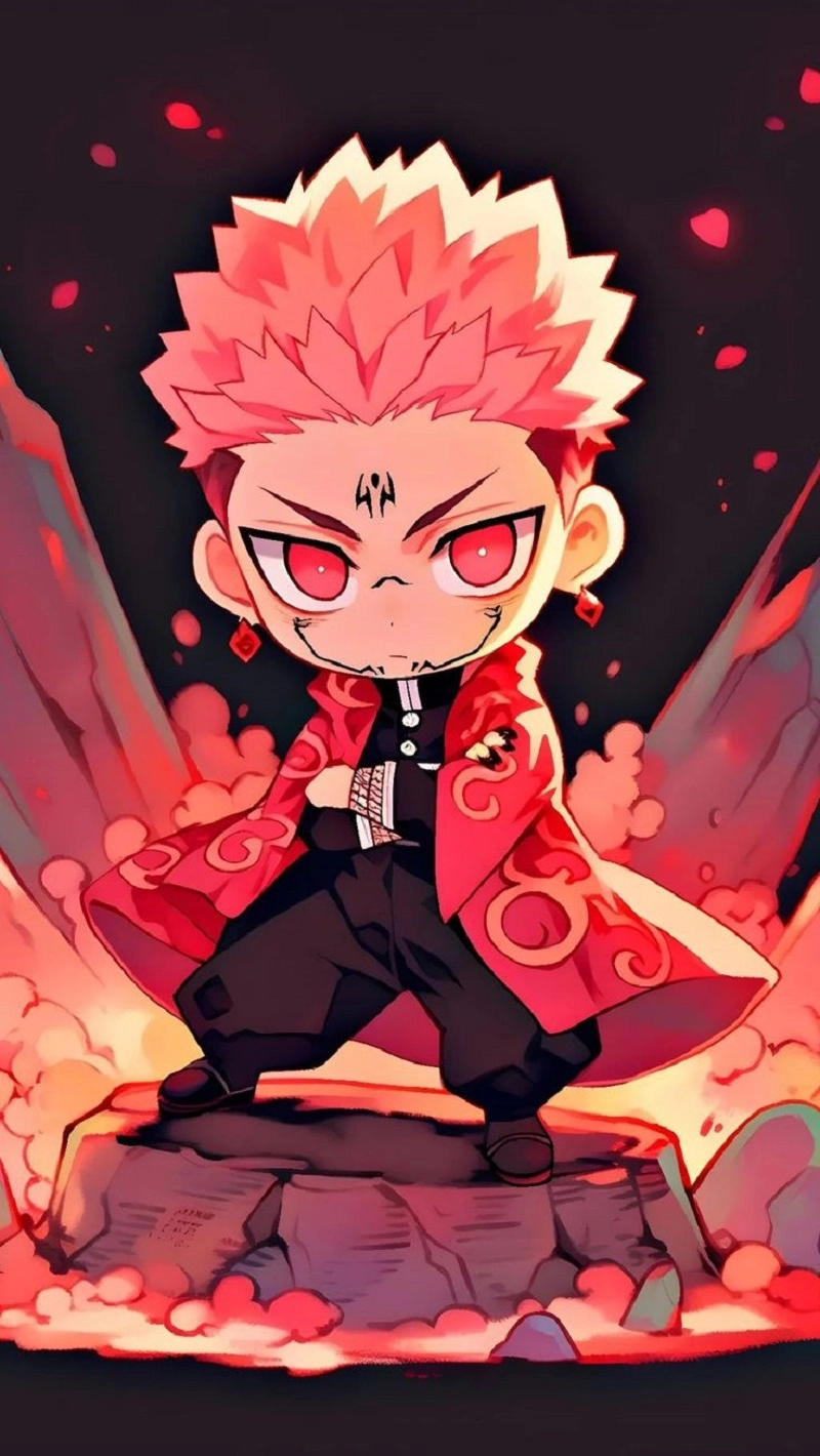Bộ ảnh sukuna chibi cute không cưỡng nổi