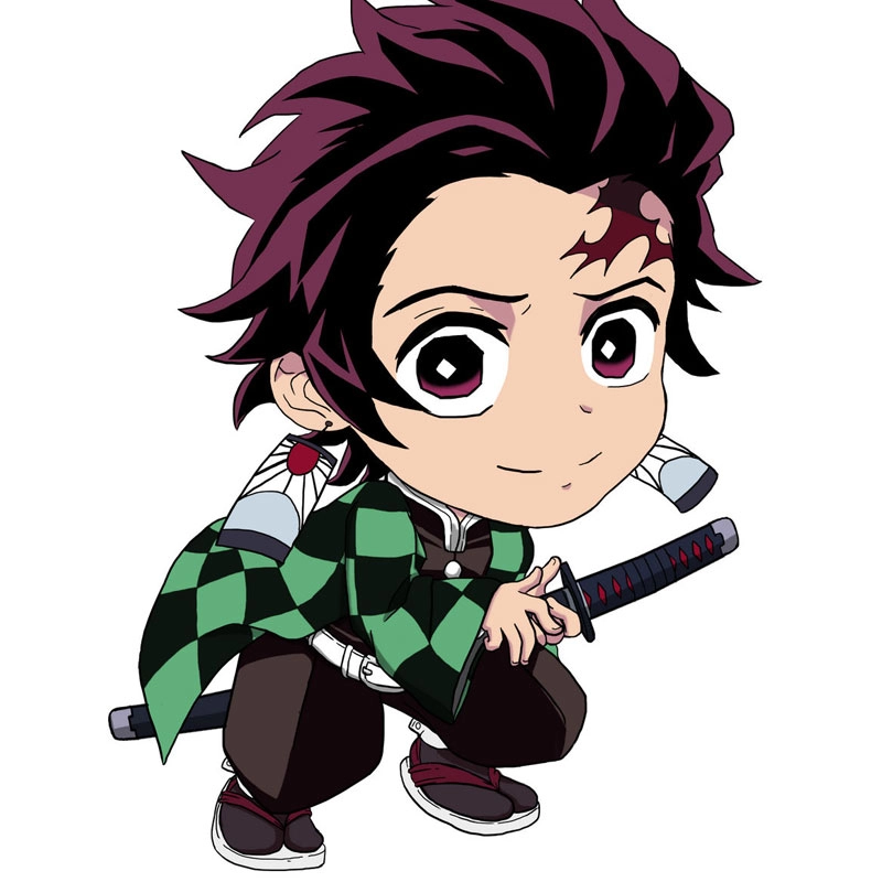 ảnh anime tanjiro giữ trọn nét vẽ gốc tinh tế