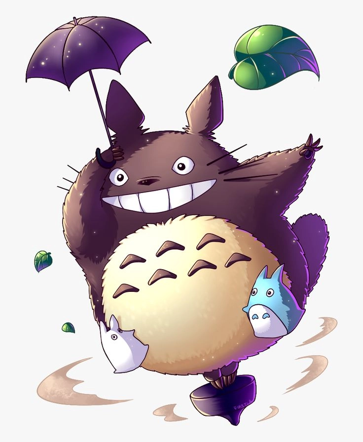 ảnh totoro chill tạo mood nhẹ nhàng cho ngày dài